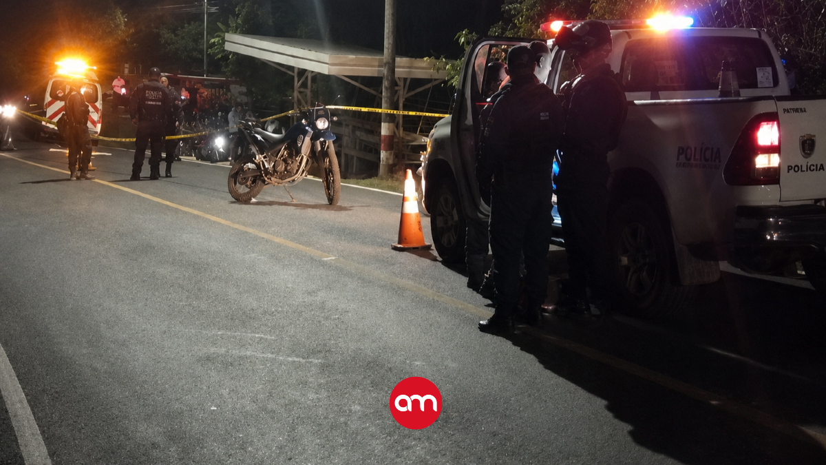 Escena del crimen en Tucurrique.
