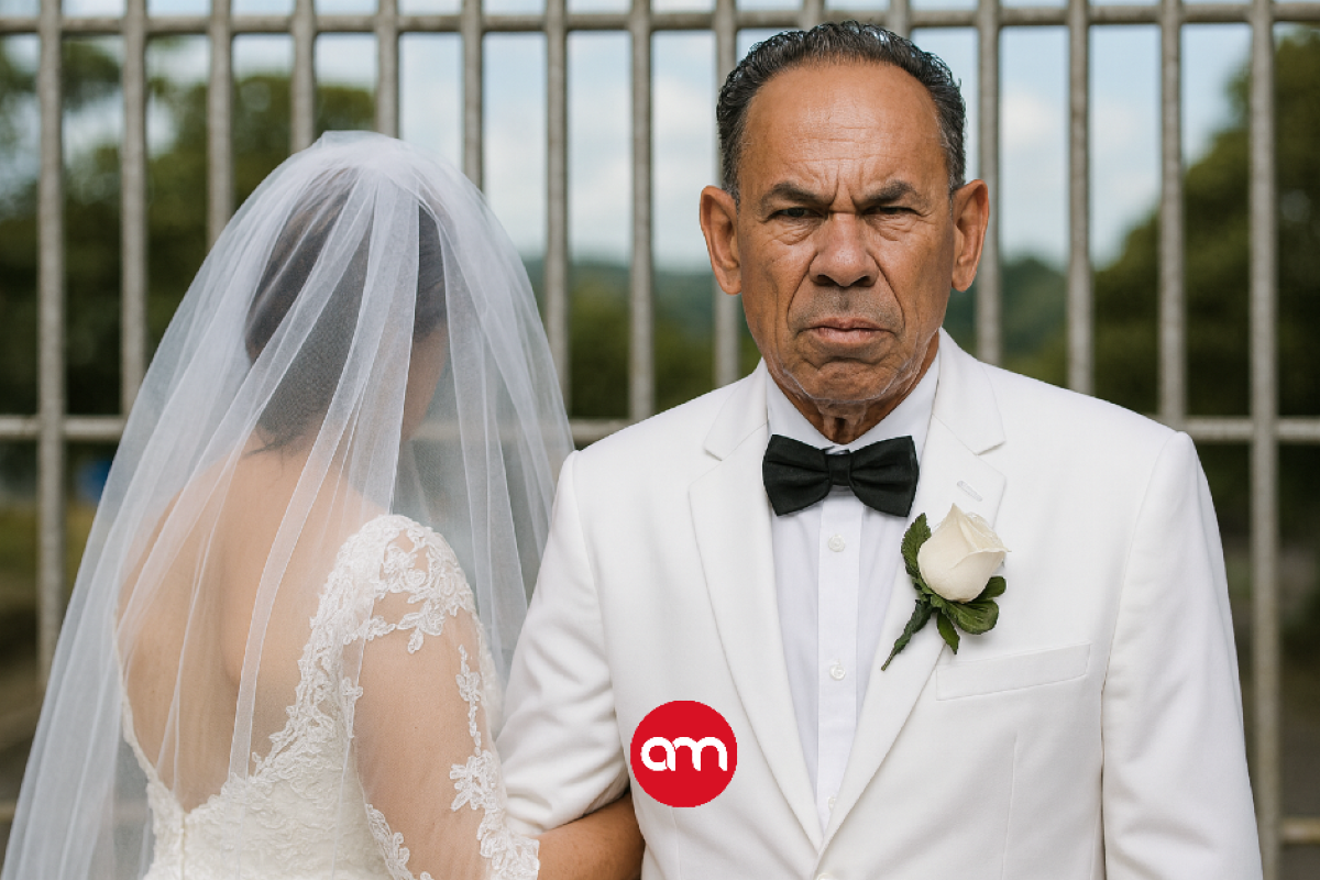 ¡Vestido y alborotado! Boda de 